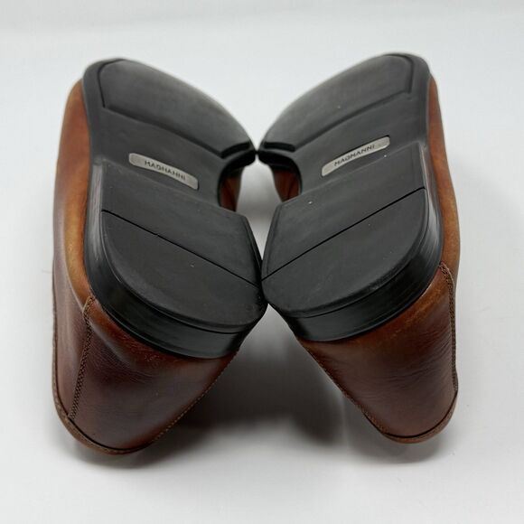 Magnanni Tazon Bit Loafers Mens 10 EU 43 Cognac Brown Leather Dress Shoes Luxury main image 6